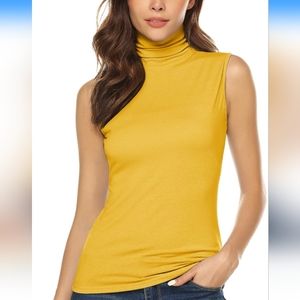 NWT Sleeveless turtleneck